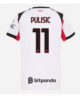 Günstige AC Milan Christian Pulisic #11 Auswärtstrikot Damen 2025-26 Kurzarm